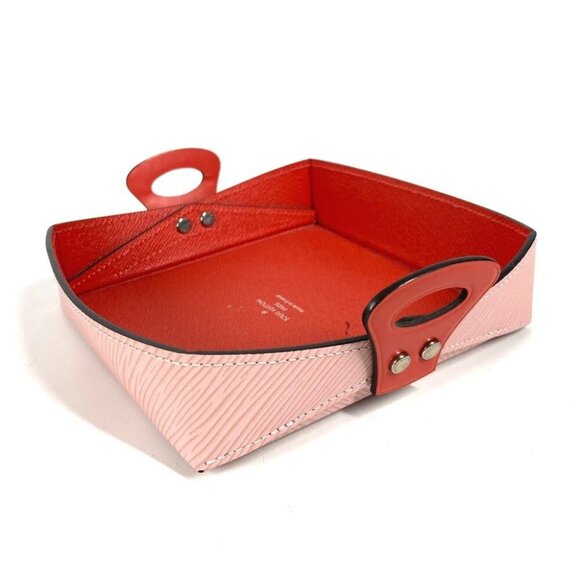 LOUIS VUITTON Epi Vidoposch tray interior accessory case Epi Leather pink/Red - Picture 1 of 16